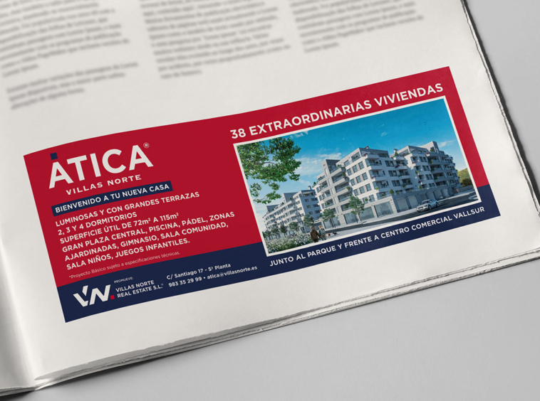 Ática - Anuncio El Norte de Castilla