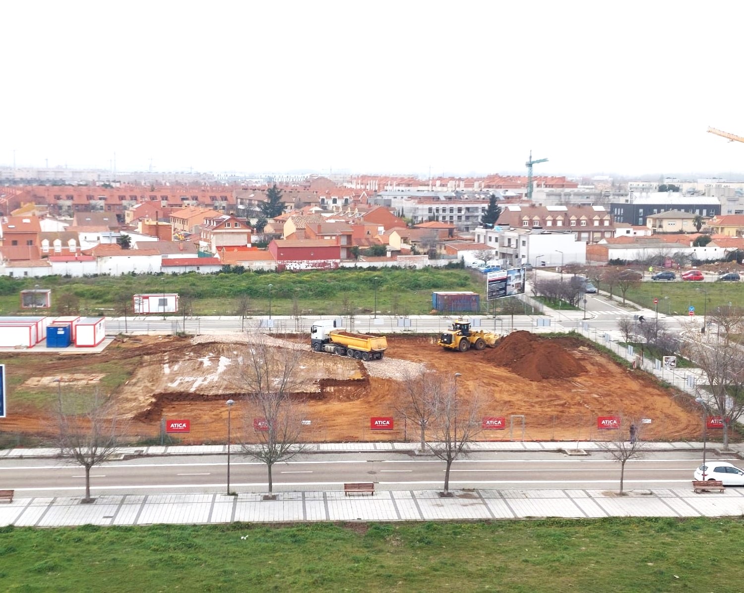 inicio construcción obra nueva frente a Vallsur